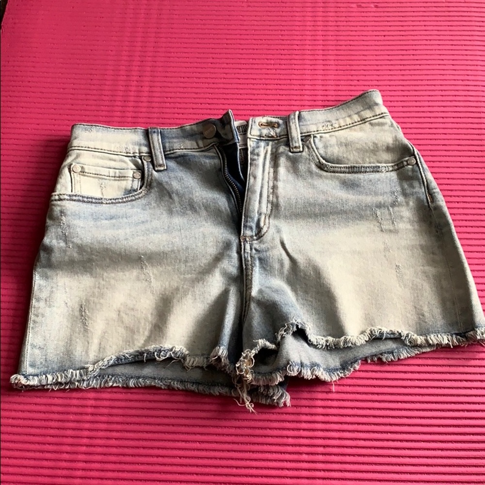 PINK denim shorts size 6